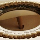 WM ROGERS SILVER CO SILVER-PLATE ROUND BREAD/SNACK TRAY WM ROGERS SILVER CO SILVER-PLATE ROUND BREAD/SNACK TRAY