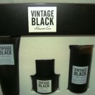 KENNETH COLE VINTAGE BLACK 3 PC 1.7 OZ MEN COLOGNE & BODY GIFT SET