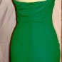 C LUCE WOMEN'S SLEEVELESS GREEN DEEP V-NECK DRESS SIZE, SM, MED, LG