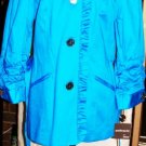 MUSE ANTHRACITE BLUE WOMEN'S BLAZER JACKET SZ 10 MUSE ANTHRACITE BLUE WOMEN'S BLAZER JACKET SZ 10