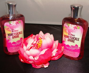 B & BW ROME HONEYSUCKLE AMORE 2 PC SHOWER GEL BATH SET