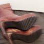 RIMA NEW MID BROWN LEATHER KNEE BOOTS SIZE 7-M