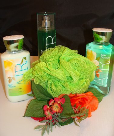 B & BW PEAR BLOSSOM AIR 3 PC BATH & BODY SET