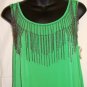 GRACIA WOMEN'S GREEN JERSEY HIGH LOW MAXI DRESS SIZE, S, M, L