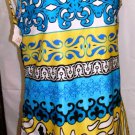 YOUNG TRENDS WOMEN'S V-NECK SLEEVELESS MULTI-COLOR DRESS SIZE S, L, XL YOUNG TRENDS WOMEN'S V-NECK SLEEVELESS MULTI-COLOR DRESS SIZE S, L, XL
