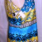 YOUNG TRENDS WOMEN'S V-NECK SLEEVELESS MULTI-COLOR DRESS SIZE S, L, XL