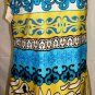 YOUNG TRENDS WOMEN'S V-NECK SLEEVELESS MULTI-COLOR DRESS SIZE S, L, XL