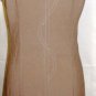MIILLA WOMEN'S TAUPE SLEEVELESS 2-WAY ZIP TOP SIZE MED