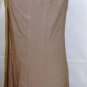 MIILLA WOMEN'S TAUPE SLEEVELESS 2-WAY ZIP TOP SIZE MED