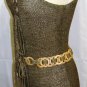 MIILLA CROCHET OLIVE GREEN TUNIC W/ TIE SIZE SM