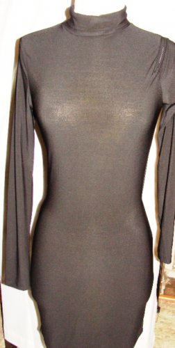 EIEN BLACK LONG SLEEVE BLACK MINI DRESS SIZE SM, MED, LG