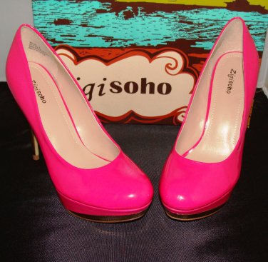 ZIGI SOHO REVEL HOT PINK PATENT WOMEN'S STILETTOS HEELS