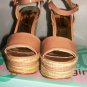 MADELINE GIRL SURF NUDE PATENT ANKLE STRAP SANDAL SIZE 7, 8