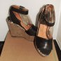 BACIO 61 PIGLIO WOMEN'S BLACK ANKLE STRAPS SANDAL SIZE 7-M