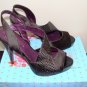 POETIC LICENCE WOMENS ROYAL OCCASION BLACK PLATFORM PUMPS SIZE 8, 9
