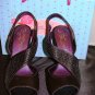 POETIC LICENCE WOMENS ROYAL OCCASION BLACK PLATFORM PUMPS SIZE 8, 9