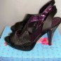 POETIC LICENCE WOMENS ROYAL OCCASION BLACK PLATFORM PUMPS SIZE 8, 9