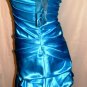 LETS FASHION TEAL GREEN STRAPLESS SPECIAL OCCASIONS DRESS SIZE, X-SM