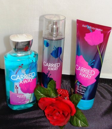BATH & BODY WORKS CARRIED AWAY 3 PC BATH SET