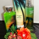 B & B W COCONUT LIME BREEZE 3 PC BATH SET
