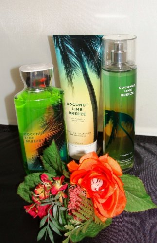 B & B W COCONUT LIME BREEZE 3 PC BATH SET
