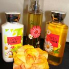 BATH & BODY WORKS LOVE & SUNSHINE 3 PC BATH SET