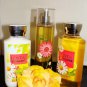 BATH & BODY WORKS LOVE & SUNSHINE 3 PC BATH SET