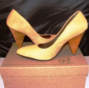 BACIO 61 CARINO CAMEL LEATHER PUMPS SIZE 6.5, 7.5, 8.5, 9