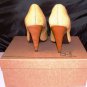 BACIO 61 CARINO CAMEL LEATHER PUMPS SIZE 6.5, 7.5, 8.5, 9