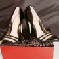 LILIANA OLGA 2 BLACK & LUCITE POINTED PUMPS SIZE 5.5, 6, 6.5, 7, 7.5, 8, 8.5,