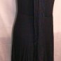 CHATOYANT BLACK LONG SLEEVE WRAP DRESS SIZE MED