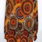 VERONICA-M LONG SLEEVE BROWN TINGED PRINT TUNIC SIZES SM, MED