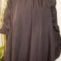 GRACIA BLACK LONG SLEEVE TUNIC SIZE MED, LG