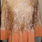 GRACIA BEIGE & TAN LASER DESIGN CUTTING TOP SIZE SM, MED, LG
