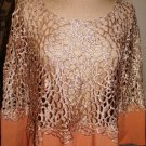GRACIA BEIGE & TAN LASER DESIGN CUTTING TOP SIZE SM, MED, LG GRACIA BEIGE & TAN LASER DESIGN CUTTING TOP SIZE SM, MED, LG