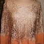 GRACIA BEIGE & TAN LASER DESIGN CUTTING TOP SIZE SM, MED, LG