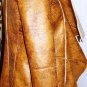 HOT & DELICIOUS CAMEL FAUX SHEARLING LAMBSKIN LEATHER JACKET SIZE SM, LG