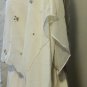 GRACIA WHITE MINI PEARLS LONG SLEEVE TOP SIZE MED, LG