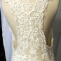 GRACIA CREAM COLOR SLEEVELESS SHEER LACE TOP SIZE SM, MED