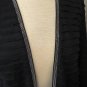 H & M BLACK CARDIGAN W/ SLIVER BEADING SIZE MED