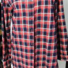 HOT & DELICIOUS RED/BLACK/WHITE PLAID FLANNEL SHIRT SIZE MED HOT & DELICIOUS RED/BLACK/WHITE PLAID FLANNEL SHIRT SIZE MED