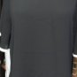 VERONICA M BLACK W/ WHITE TRIMMED KIMONO SLEEVE TOP SIZE MED, LG, X-LG