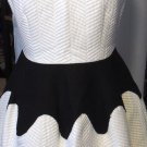 BEULAH SLEEVELESS BLACK & WHITE SKATER DRESS SIZE SM, LG BEULAH SLEEVELESS BLACK & WHITE SKATER DRESS SIZE SM, LG