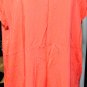 ARYN K ORANGE T- SHIRT DRESS W/ DRAPE BACK DETAIL SIZE MED