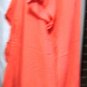 ARYN K ORANGE T- SHIRT DRESS W/ DRAPE BACK DETAIL SIZE MED