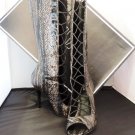 MIA VINE BLACK/GRAY SNAKE DESIGN BOOTS SIZE 7, 7.5, 8, 8.5, 9, 10, 11