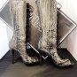 MIA VINE BLACK/GRAY SNAKE DESIGN BOOTS SIZE 7, 7.5, 8, 8.5, 9, 10, 11