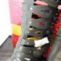 MACHI BLACK HIGH HEEL CAGED STUDDED KNEE-HIGH STRAPPY GLADIATOR SANDAL BOOTS SIZES; 6, 7, 8, 8.5