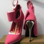 PRIVILEDGE MARINE FUCHSIA POINTED TOE HEELS SIZE, 6, 6.5, 7, 8, 11