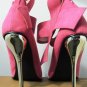 PRIVILEDGE MARINE FUCHSIA POINTED TOE HEELS SIZE, 6, 6.5, 7, 8, 11